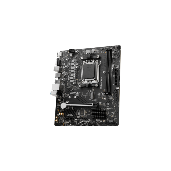 MSI PRO A620M-E Placa Base AMD A620 Socket AM5 Mini-ATX, Compatible con AMD Ryzen 7th Gen, DDR5-SDRAM, 911-7E28-001 1 MSI PRO A620M-E Placa Base AMD A620 Socket AM5 Mini-ATX, Compatible con AMD Ryzen 7th Gen, DDR5-SDRAM, 911-7E28-001 1