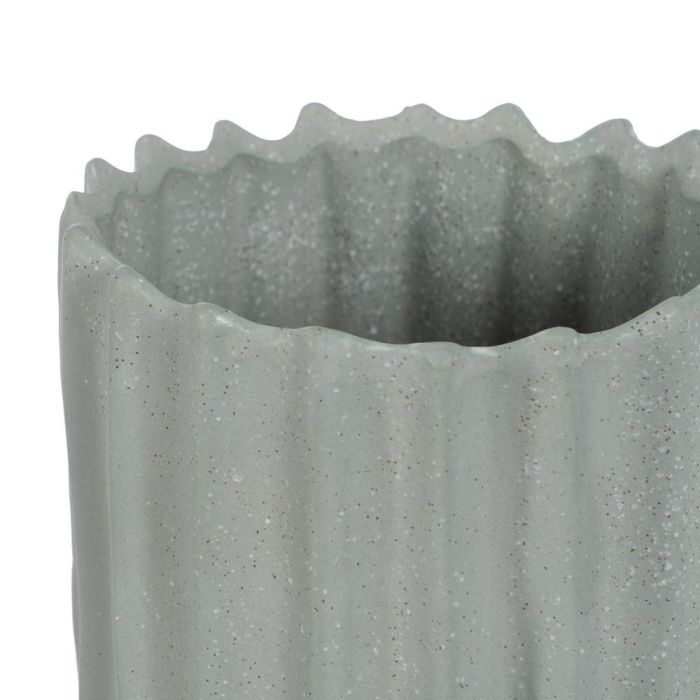 Jarrón Verde Cerámica Decoración 18 X 18 X 60 cm