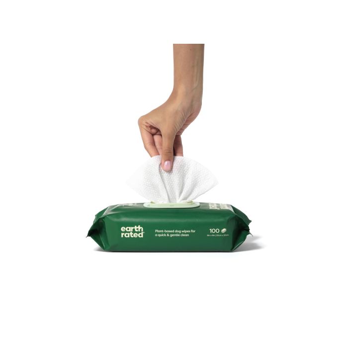 Earth Rated Toallitas Hipoalergénicas Sin Perfume para Mascotas 100Uds 20x20cm 1 Earth Rated Toallitas Hipoalergénicas Sin Perfume para Mascotas 100Uds 20x20cm 1