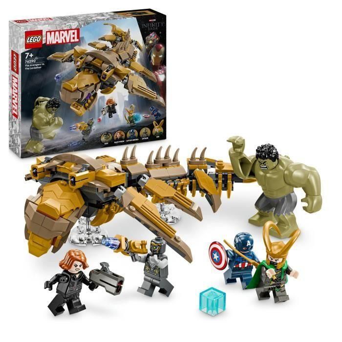 LEGO 76290 Marvel Los Vengadores vs. Leviatán Set con Minifiguras de Superhéroes