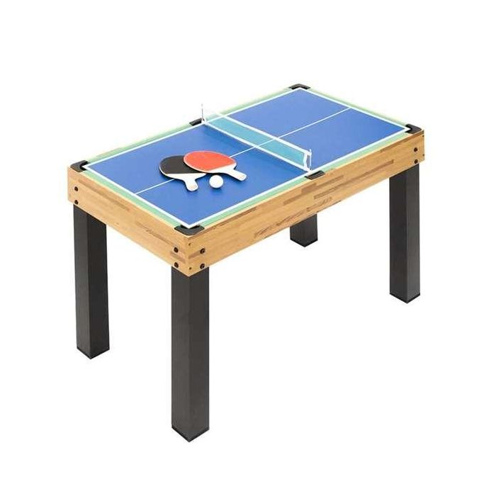 Mesa multijuegos de madera 12 en 1 124x61x81 cm 4 Mesa multijuegos de madera 12 en 1 124x61x81 cm 4