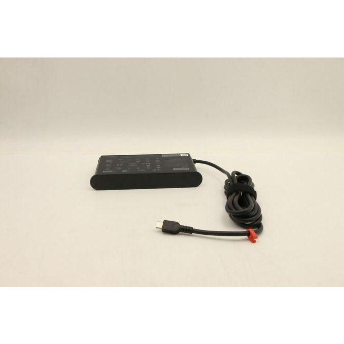 Lenovo 135W USB-C power adapter with adjustable voltage levels of 20V, 15V, 9V, and 5V, designed for Lenovo laptops. 5 Lenovo 135W USB-C power adapter with adjustable voltage levels of 20V, 15V, 9V, and 5V, designed for Lenovo laptops. 5