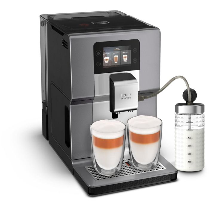Krups EA 875 E Intuition Preference+ Cafetera espresso 3L Molinillo integrado 1450W Gris