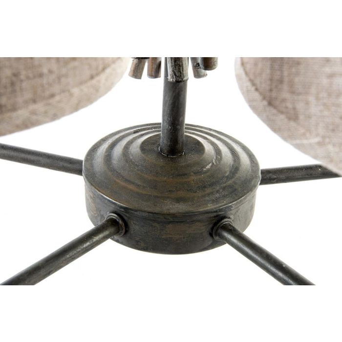 DKD Home Decor Lámpara Techo Gris Beige 55 x 100 x 55 cm 3 DKD Home Decor Lámpara Techo Gris Beige 55 x 100 x 55 cm 3