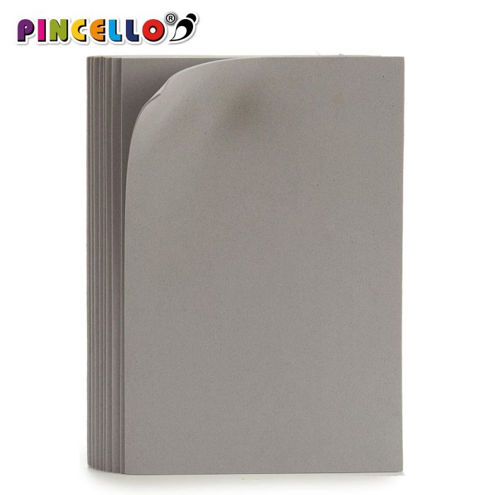 Juego 10 Láminas Goma Eva Gris 45x65 cm Pincello (12 Unidades) 2 Juego 10 Láminas Goma Eva Gris 45x65 cm Pincello (12 Unidades) 2