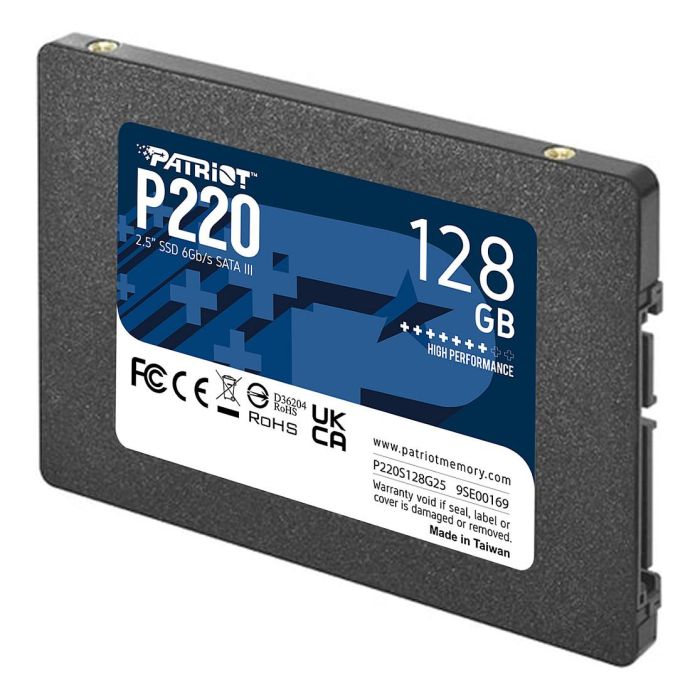 Patriot P220 SSD 128 GB SATA III 6 Gb/s 2,5" Schwarz 2 Patriot P220 SSD 128 GB SATA III 6 Gb/s 2,5" Schwarz 2