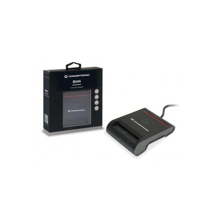 Conceptronic Lector de Tarjeta DNIe USB 2.0 - Compatible con eID, DNIe, ISO7816 Clase A/B/C, Windows, Mac OS X 1