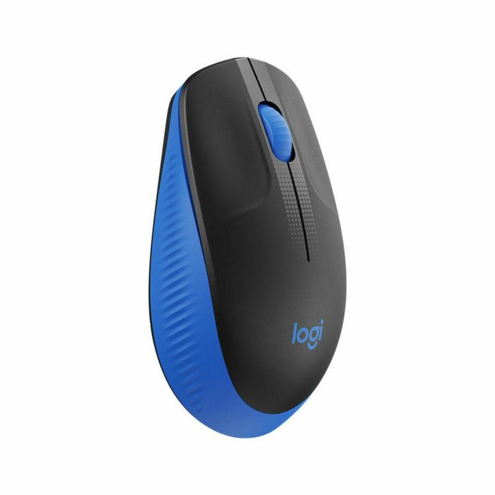 Ratón Inalámbrico Óptico Logitech M190 1000 dpi Azul Negro/Azul 2