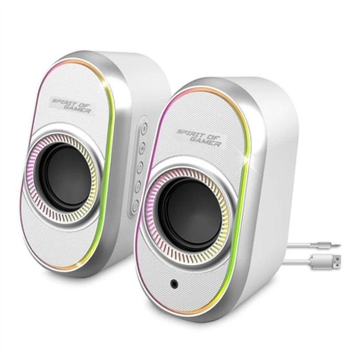 Altavoces PC Spirit of Gamer SP-5500WT Blanco 3 W 6 W 0 Altavoces PC Spirit of Gamer SP-5500WT Blanco 3 W 6 W 0