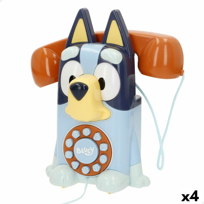 Teléfono de Juguete Bluey Plástico 16 x 18 x 8 cm (4 Unidades) 0 Teléfono de Juguete Bluey Plástico 16 x 18 x 8 cm (4 Unidades) 0