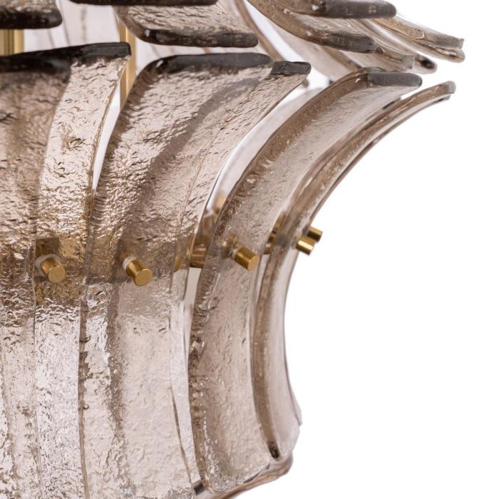 Lámpara Techo Gris Cristal Iluminación 53 X 53 X 76 cm