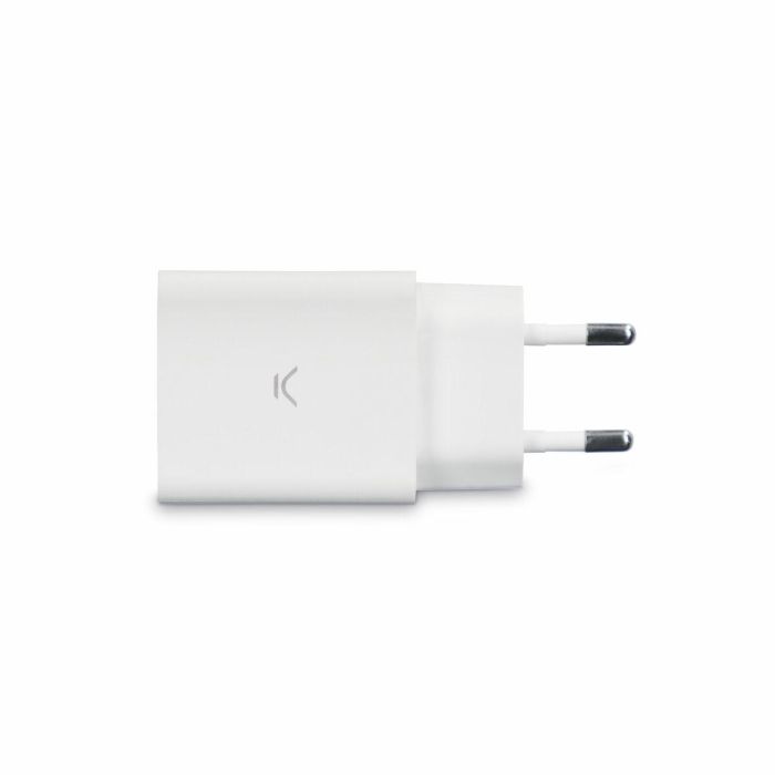 Cargador de Pared KSIX 2 USB 2.4A Blanco 13 Cargador de Pared KSIX 2 USB 2.4A Blanco 13