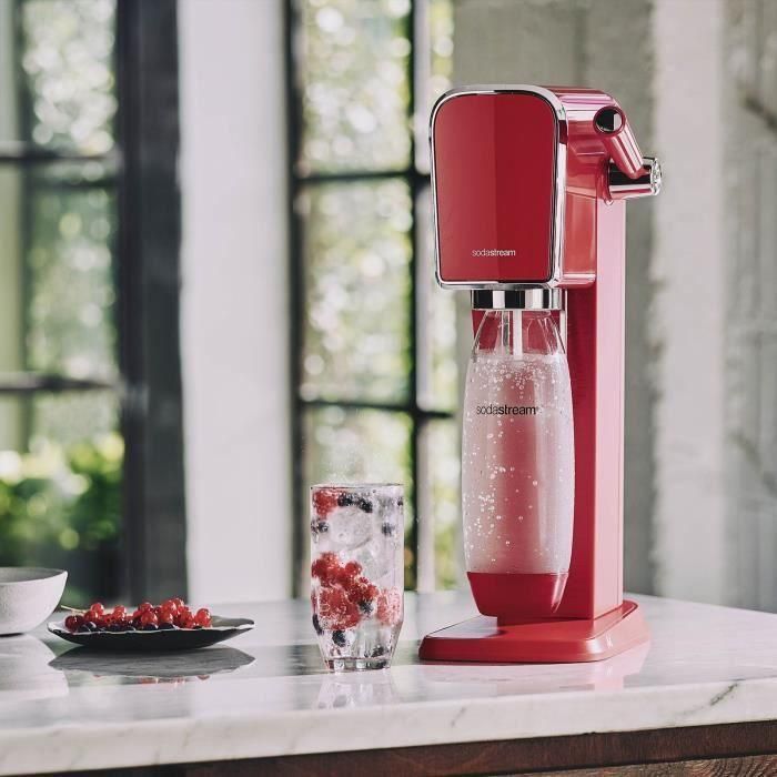 Máquina de agua con gas - SODASTREAM - ART Mandarine - Con 1 botella de 1L, compatible con lavavajillas + 1 recarga de gas de 60L 4 Máquina de agua con gas - SODASTREAM - ART Mandarine - Con 1 botella de 1L, compatible con lavavajillas + 1 recarga de gas de 60L 4
