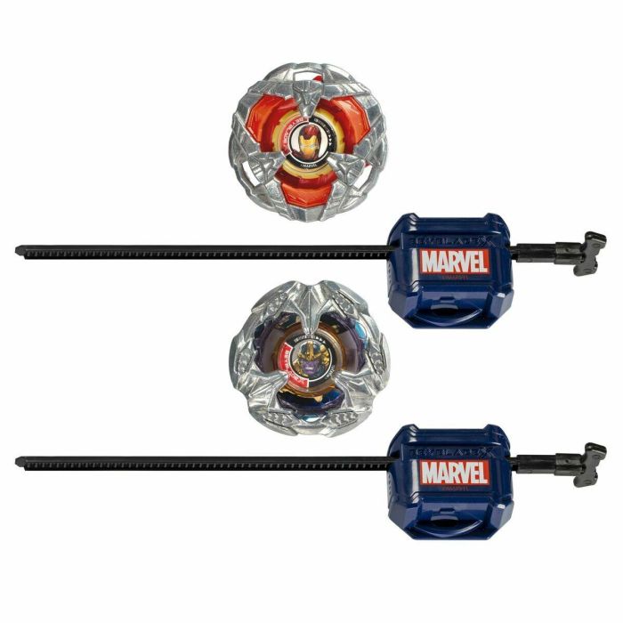 Hasbro HASG0287ES0 Beyblade X Marvel Multipack Iron Man 4-80B vs. Thanos 4-60B, para 8+ años 7 Hasbro HASG0287ES0 Beyblade X Marvel Multipack Iron Man 4-80B vs. Thanos 4-60B, para 8+ años 7