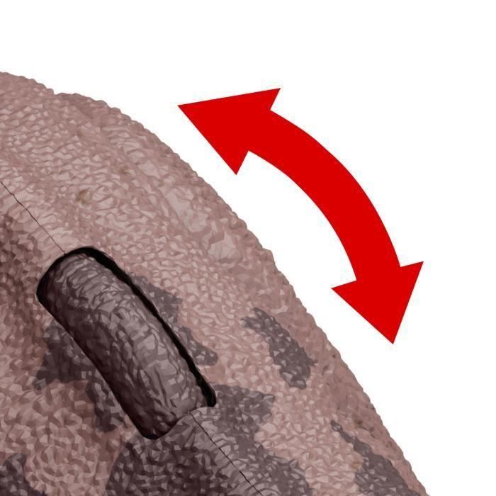 Jurassic World HTK72 Pachyrhinosaurus Fierce Roar Figura de acción 5