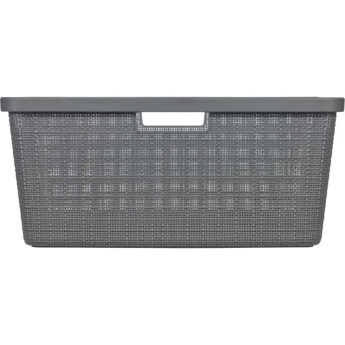 Curver CUR3253928091026 Cesta para la Ropa Sucia - Yute - 46 L - Gris 3
