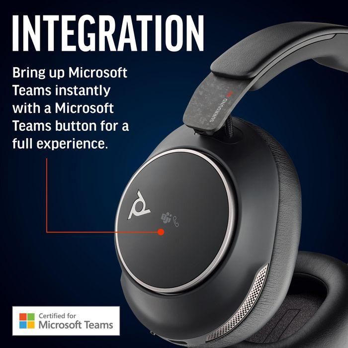 Poly Voyager Surround 80 UC Auriculares Bluetooth Over-Ear con ANC Adaptable, Micrófonos Integrados, USB-C/A para Llamadas y Música 2 Poly Voyager Surround 80 UC Auriculares Bluetooth Over-Ear con ANC Adaptable, Micrófonos Integrados, USB-C/A para Llamadas y Música 2