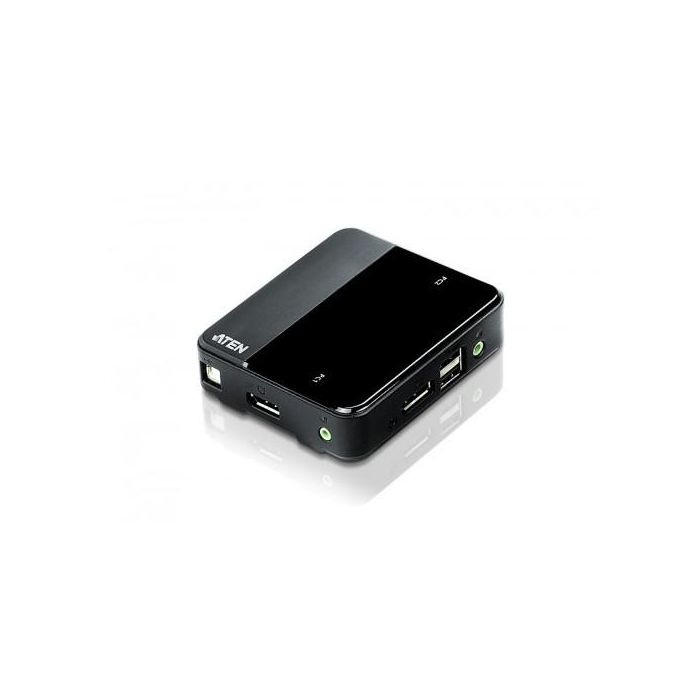 Aten CS782DP Interruptor KVM DisplayPort USB 2 Puertos 4K UHD Negro 0 Aten CS782DP Interruptor KVM DisplayPort USB 2 Puertos 4K UHD Negro 0