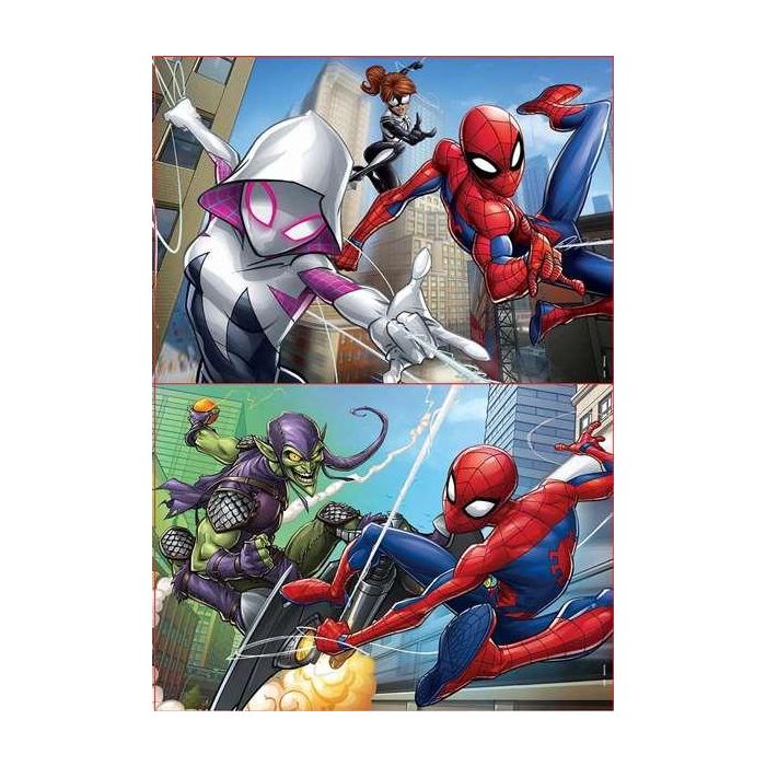 Puzzle 2x48 piezas spiderman 2 Puzzle 2x48 piezas spiderman 2