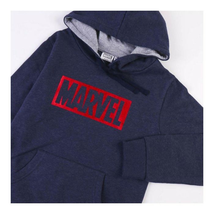 Sudadera con Capucha Niño Marvel Azul oscuro 4 Sudadera con Capucha Niño Marvel Azul oscuro 4