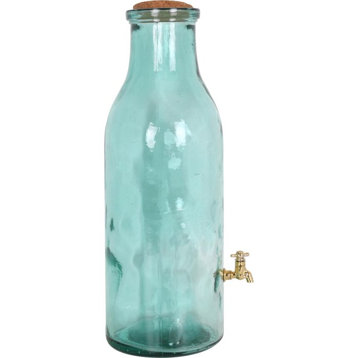 La Mediterranea Botella de Vidrio con Grifo 5L Olivar - 15.5x45x19.5 cm 2