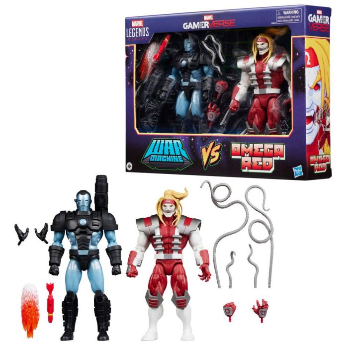 HASBRO Marvel Legends Series Gamerverse Figuras Marvel's War Machine vs Marvel's Omega Red 15cm Articuladas con Accesorios 1 HASBRO Marvel Legends Series Gamerverse Figuras Marvel's War Machine vs Marvel's Omega Red 15cm Articuladas con Accesorios 1