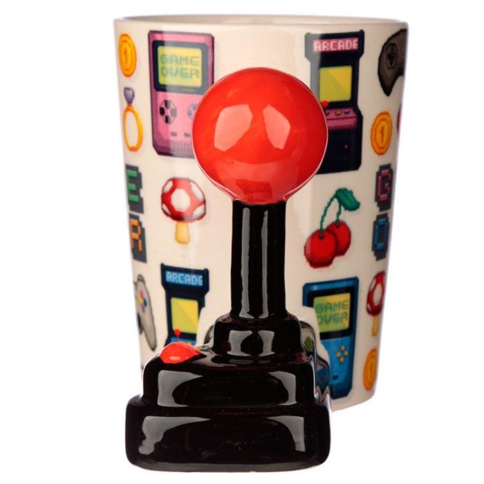 Taza asa 3D Joystick Pixel Game Over 2 Taza asa 3D Joystick Pixel Game Over 2