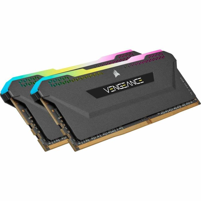 Memoria para PC CORSAIR DDR4 - VENGEANCE RGB PRO SL - 16GB (2x8GB) - 3200Mhz - CAS 16 - Negro (CMH16GX4M2E3200C16) 2