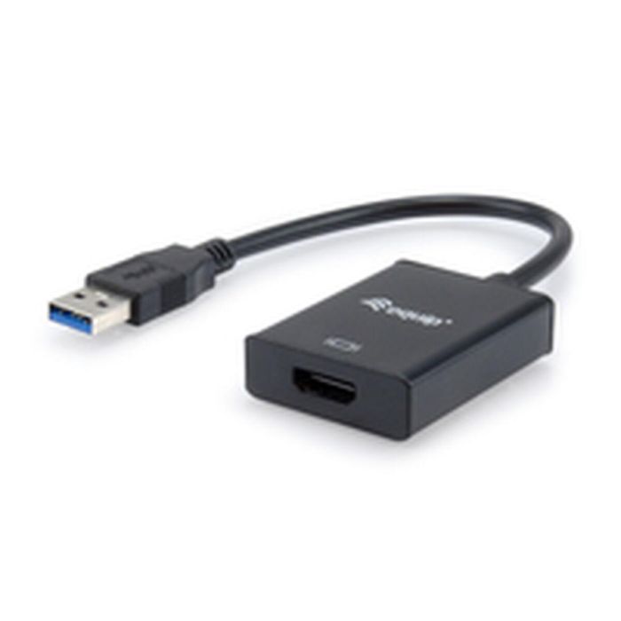 Equip Adaptador USB 3.0 a HDMI 133385, USB 3.2 Gen 1, Tipo-A Macho a HDMI Hembra, Negro 10 Equip Adaptador USB 3.0 a HDMI 133385, USB 3.2 Gen 1, Tipo-A Macho a HDMI Hembra, Negro 10