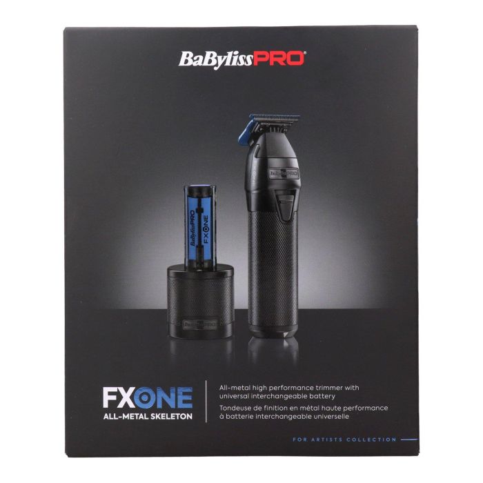 Babyliss Pro Máquina Fxone Black All-Metal Skeleton - Máquina afeitadora profesional de lujo Babyliss Pro Máquina Fxone Black All-Metal Skeleton - Máquina afeitadora profesional de lujo