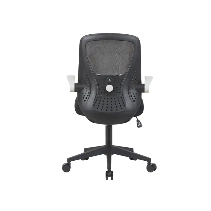 Q-connect Silla de Oficina Terni Malla Ajustable Reposabrazos Negro Cuerpo Negro - Altura Max 1050 mm, Ancho 500 mm, Profundidad 480 mm 4