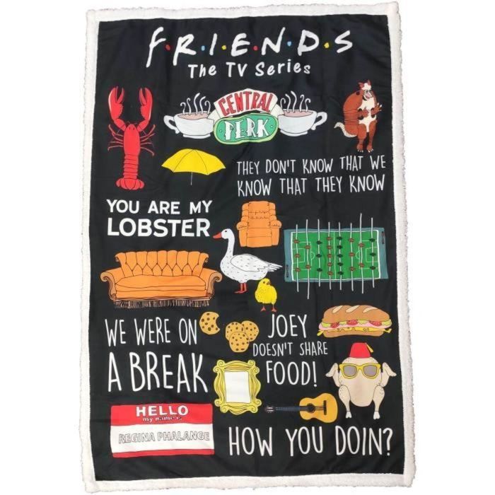 Friends AAAPQ17629 Manta Sherpa de FRIENDS, 100 x 150 cm