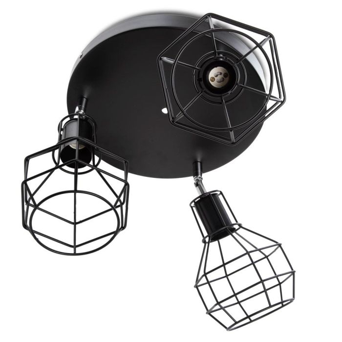 HO-APL-GU10-016 Foco de Techo Orientable Gabbia Uno para LED GU10 Aluminio Iluminación Interior Tiendas y Hogar