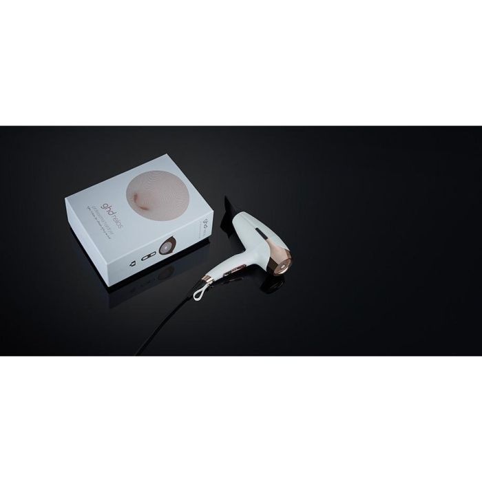 GHD Secador Helios Blanco Profesional 2200W Aeroprecis™ Secado Rápido y Control de Encrespamiento Tecnología Iónica Ligero y Ergonómico 1 GHD Secador Helios Blanco Profesional 2200W Aeroprecis™ Secado Rápido y Control de Encrespamiento Tecnología Iónica Ligero y Ergonómico 1