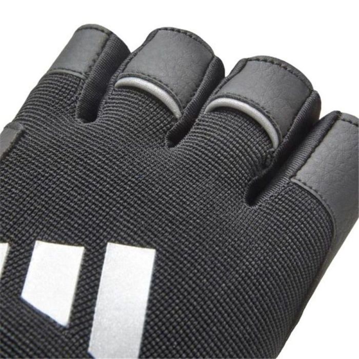Guantes Adidas Wrist Wrap Training Blanco Negro 3 Guantes Adidas Wrist Wrap Training Blanco Negro 3