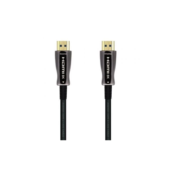 AISENS - CABLE HDMI V2.1 AOC ULTRA ALTA VELOCIDAD / HEC 8K@60HZ 4K@120HZ 4:4:4 48GBPS, A/M-A/M, NEGR 0 AISENS - CABLE HDMI V2.1 AOC ULTRA ALTA VELOCIDAD / HEC 8K@60HZ 4K@120HZ 4:4:4 48GBPS, A/M-A/M, NEGR 0