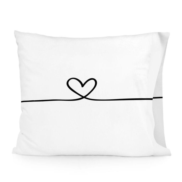 Funda de almohada HappyFriday Blanc My Love Multicolor 60 x 70 cm