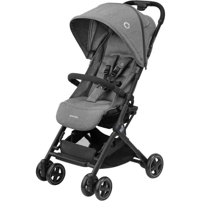 MAXI-COSI Silla de paseo ultracompacta Lara 2, 1233029110, desde el nacimiento hasta los 4 años, hasta 22kg, fácil plegado, Select Grey MAXI-COSI Silla de paseo ultracompacta Lara 2, 1233029110, desde el nacimiento hasta los 4 años, hasta 22kg, fácil plegado, Select Grey