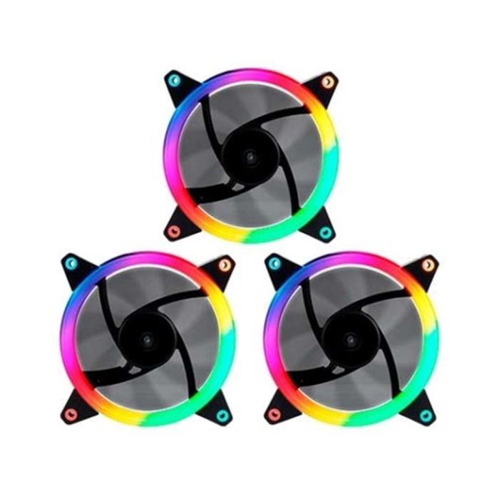 Unykach Kit Ventiladores CPU Gaming 3x120mm LED ARGB 1 Unykach Kit Ventiladores CPU Gaming 3x120mm LED ARGB 1