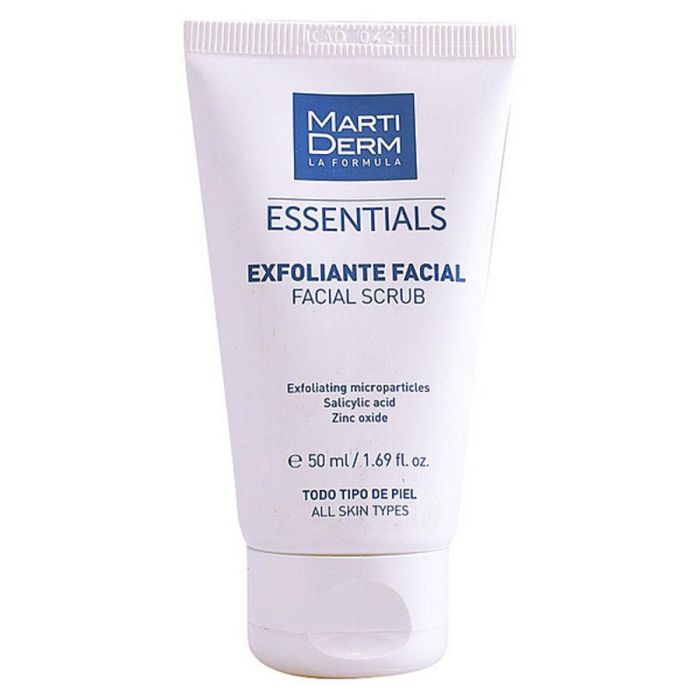 Martiderm ESSENTIALS Face Scrub Exfoliante Facial con Micropartículas para Limpieza Profunda y Renovación Celular, Todo Tipo Pieles 50 ml Martiderm ESSENTIALS Face Scrub Exfoliante Facial con Micropartículas para Limpieza Profunda y Renovación Celular, Todo Tipo Pieles 50 ml
