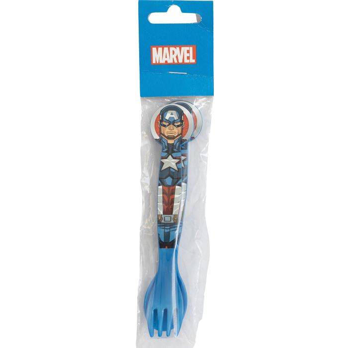 Juego de Cubiertos The Avengers CZ11397 Multicolor Plástico 2 Piezas 2