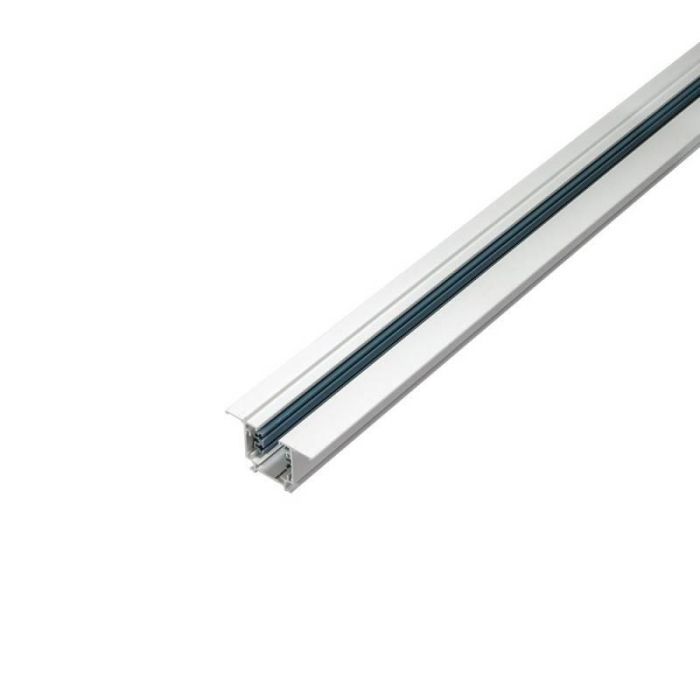 Carril Trifásico Empotrable para Focos LED Blanco 1M [LM-LM3209-EM]