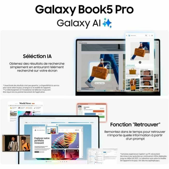 Samsung SAM1737725441969 Portátil Galaxy Book5 Pro 14" Intel Core Ultra 7, 16GB RAM, 512GB SSD, Gris 4 Samsung SAM1737725441969 Portátil Galaxy Book5 Pro 14" Intel Core Ultra 7, 16GB RAM, 512GB SSD, Gris 4