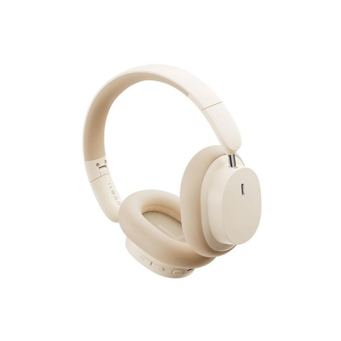 BASEUS BOWIE D05 WIRELESS HEADPHONES CREAMY-WHITE Bluetooth 5.3 70h Blanco