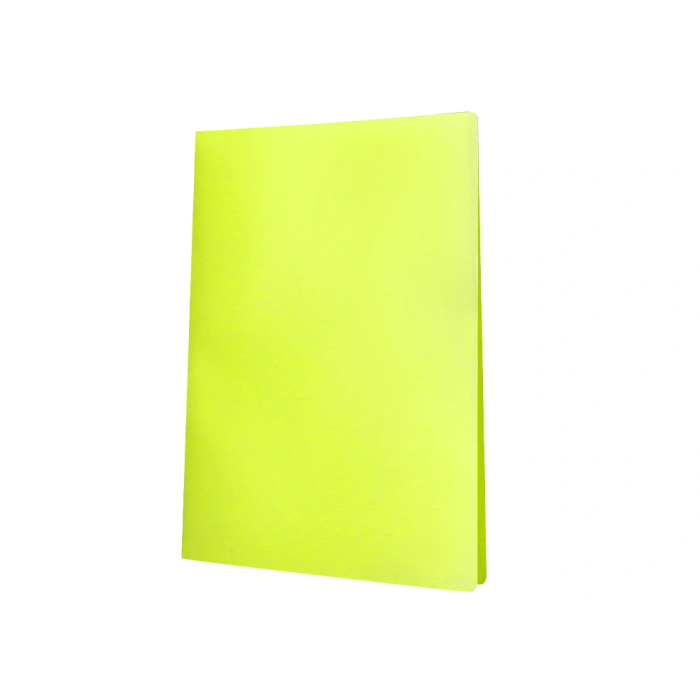 Liderpapel Carpeta Escaparate 20 Fundas Polipropileno DIN A4 Amarillo Fluor Opaco 2