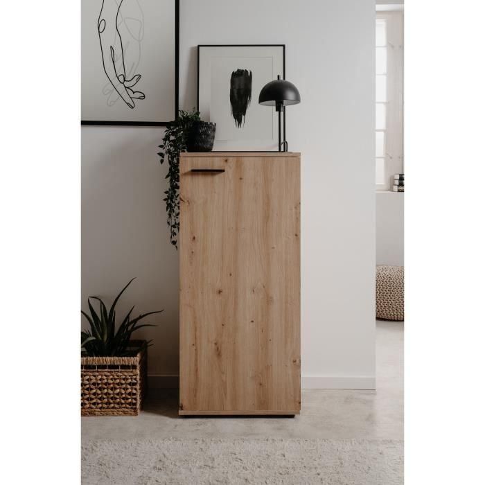 Zapatero Satos - Roble Artesano - 100 x 110 x 34 cm - Capacidad 12 pares Zapatero Satos - Roble Artesano - 100 x 110 x 34 cm - Capacidad 12 pares