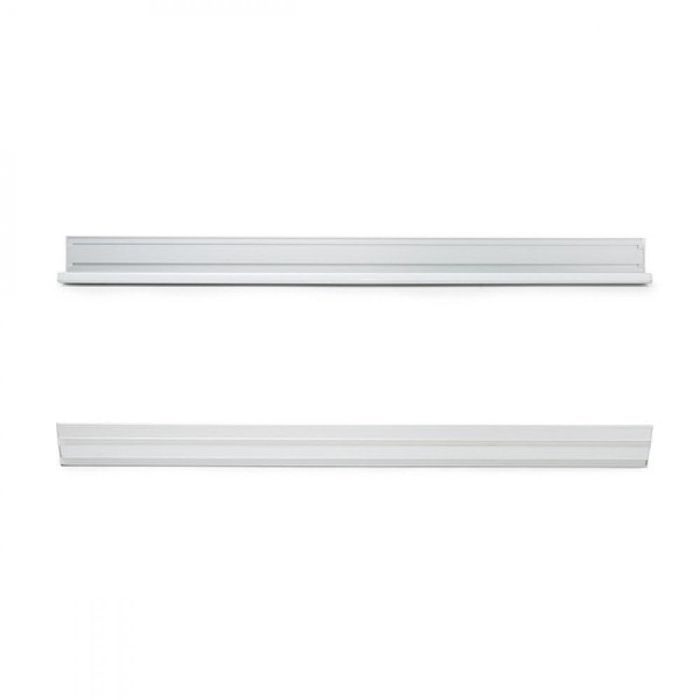 Greenice Perfil Iluminación Escaleras con Gomas Antideslizantes y Difusor Opal para Tiras LED Flexibles y Rígidas 1 Metro Incluye Tapones Finales 4