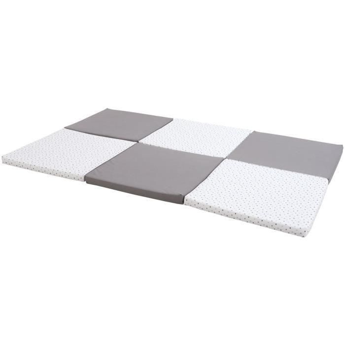 CANDIDE CAN3275055956115 Alfombra de Juego XL Escalable 5 en 1, Diseño Gris y Estrellas 0 CANDIDE CAN3275055956115 Alfombra de Juego XL Escalable 5 en 1, Diseño Gris y Estrellas 0