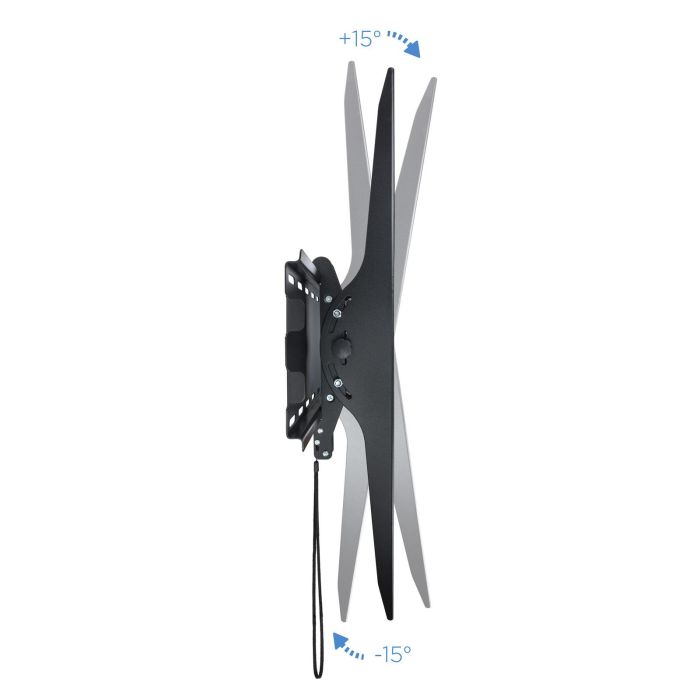 TooQ LP42130T-B Soporte de Pared Fijo Inclinable para TV 60-100" hasta 130kg. Ángulo ±15°, Negro, 130mm, Curvas. 2 TooQ LP42130T-B Soporte de Pared Fijo Inclinable para TV 60-100" hasta 130kg. Ángulo ±15°, Negro, 130mm, Curvas. 2