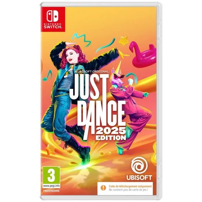 Ubisoft 3307216295716 Just Dance 2025 Juego de Nintendo Switch Código en una Caja 0 Ubisoft 3307216295716 Just Dance 2025 Juego de Nintendo Switch Código en una Caja 0